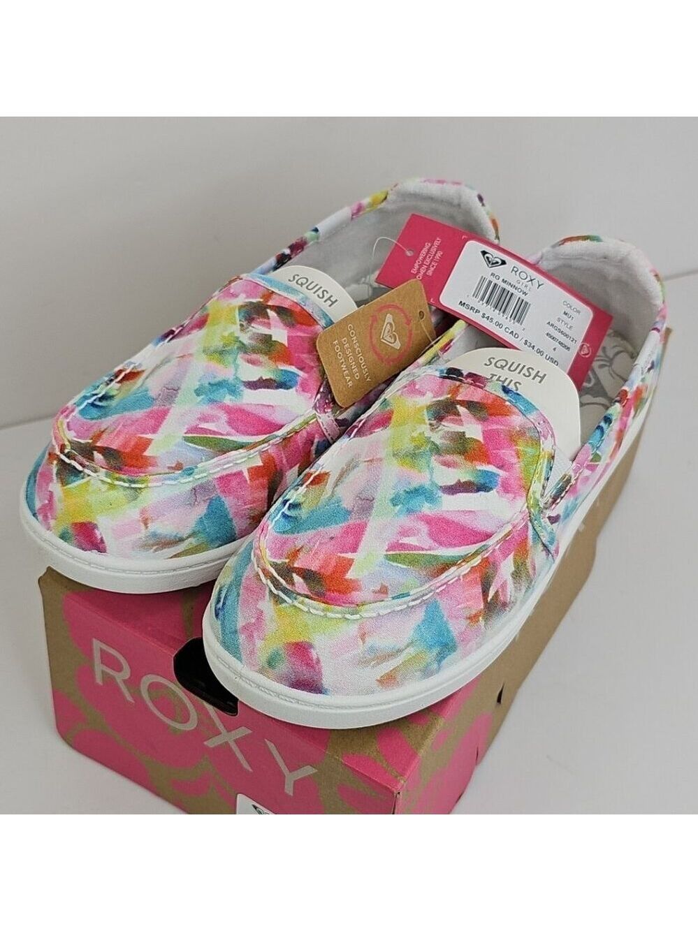 Roxy Girl Minnow Shoe Size US4 UK2 EU35 With Tags On